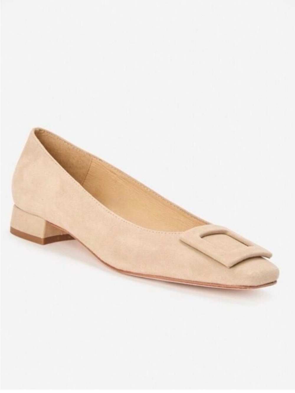 J. McLaughlin Lisbeth Square Buckle Shoes in Neutral Size 9